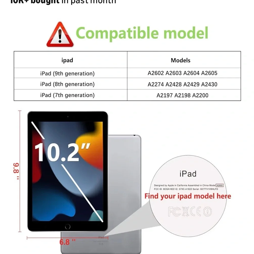 2-Pack Glass Screen Protector for iPads (NEW)